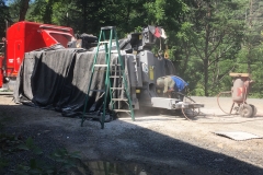 Sandblasting Rollback Frame