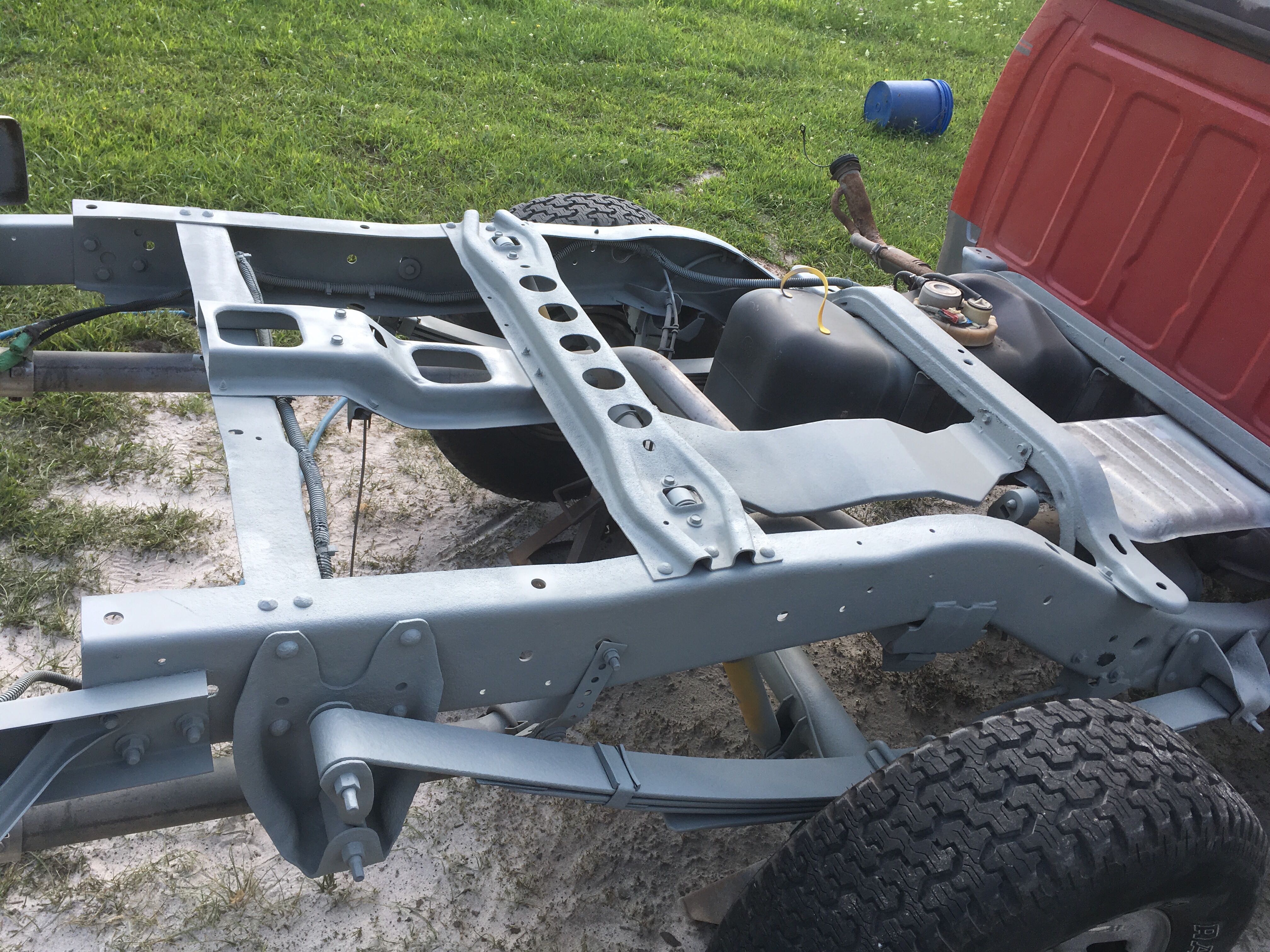 1990s Dodge Dakota Sandblasted and Painted – Bedford Blasting