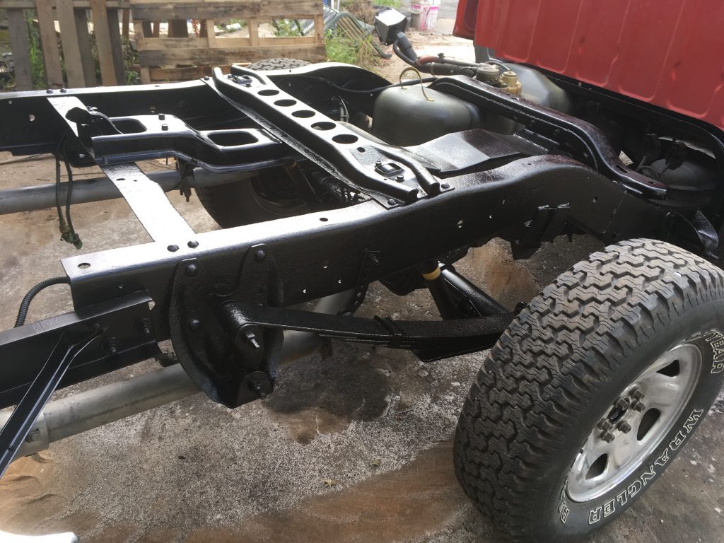 1990s Dodge Dakota Bedframe Primed and Painted
