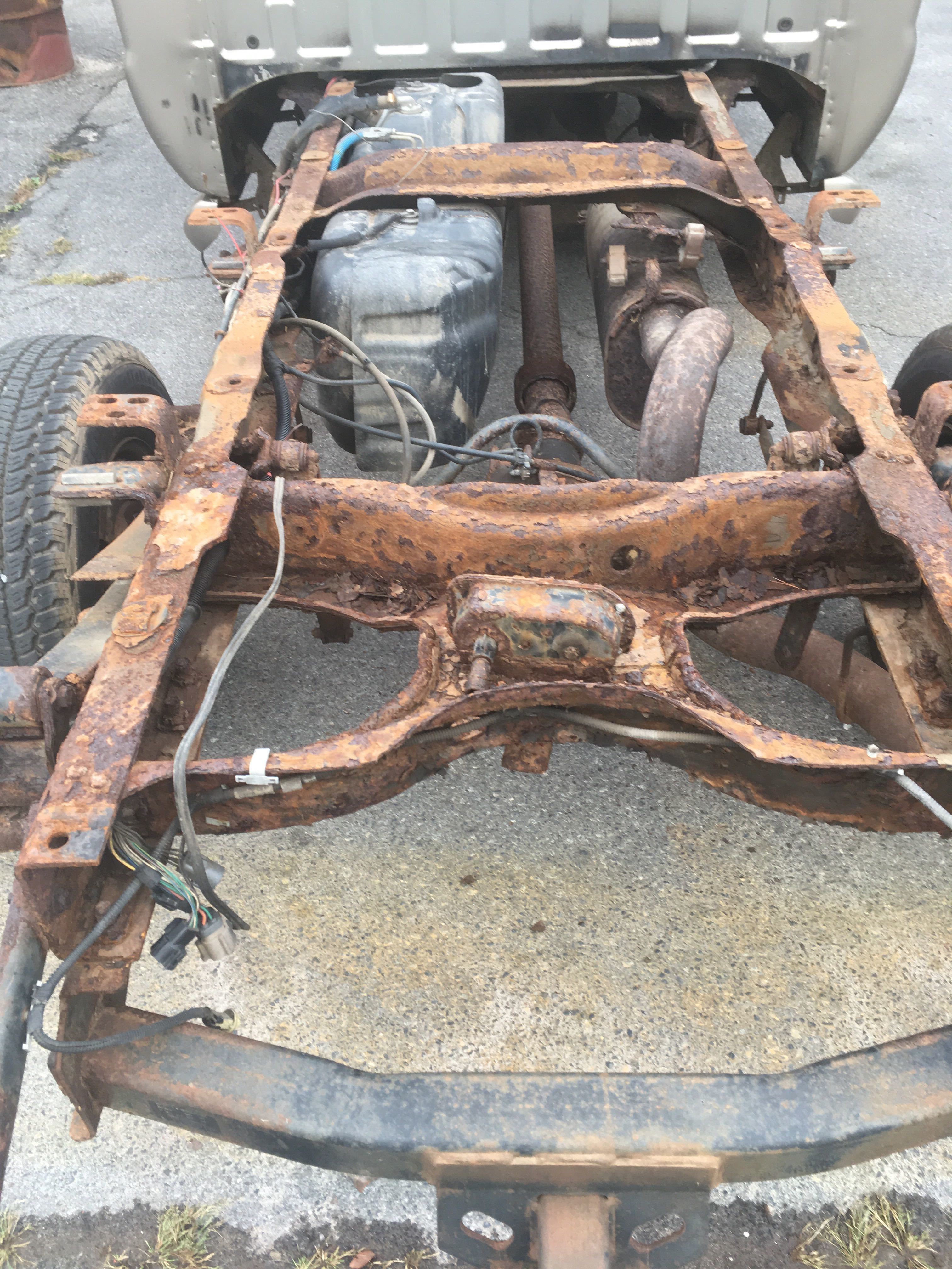 2006 Ford Truck Frame Sandblasted and Painted Bedford Blasting